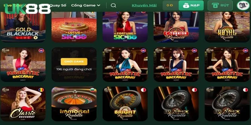 Anh em có thể ngồi tại nhà riêng để chinh phục các game trong live casino